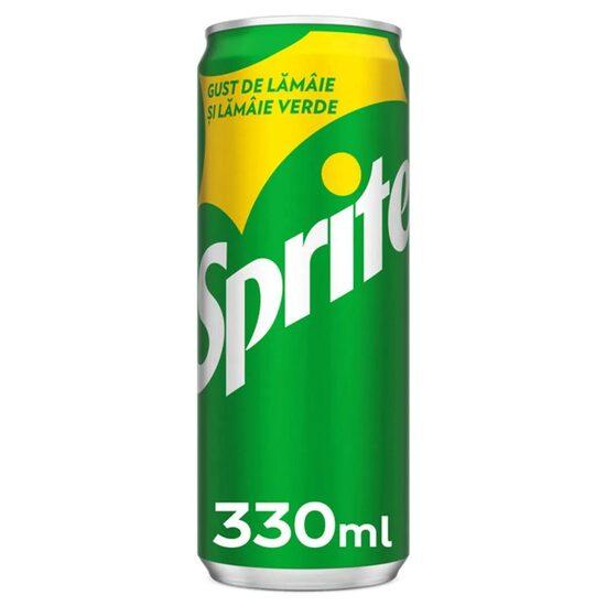 Bautura carbogazoasa cu aroma de lamaie si lamaie verde Sprite, 330ml, SGR