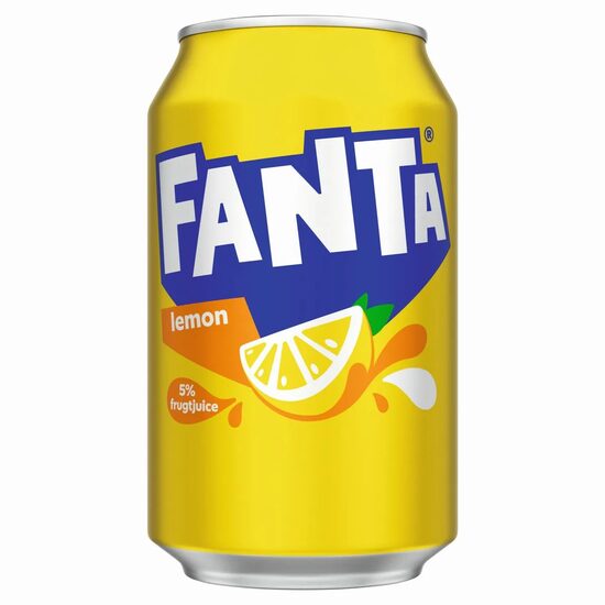 Bautura carbogazoasa cu aroma de lamaie Fanta Lemon, doza, 0.33 l, SGR