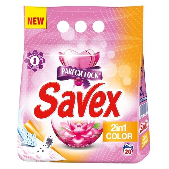Detergent rufe automat Savex Premium Color, 2 kg