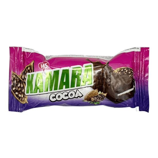 Prajitura cu ciocolata si crema de cacao Kamara, 19g