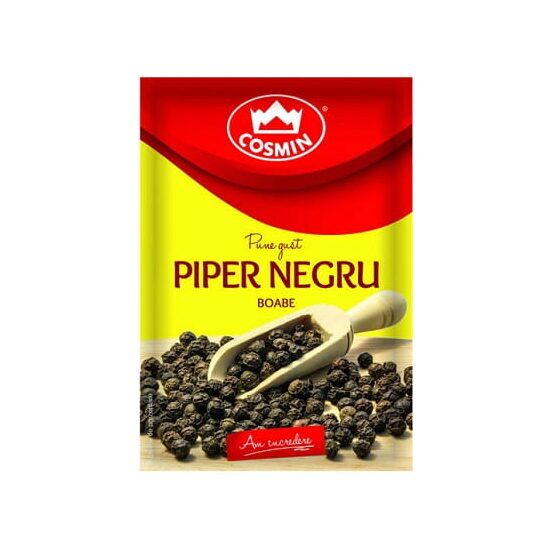Piper negru boabe Cosmin 17g
