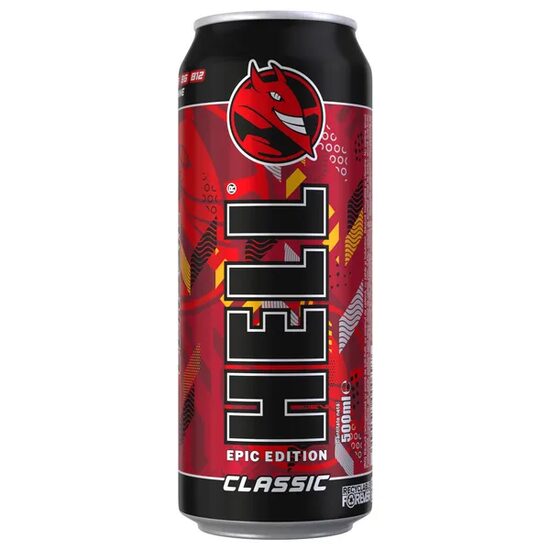 Bautura energizanta Hell Epic Classic, doza, 500ml, SGR