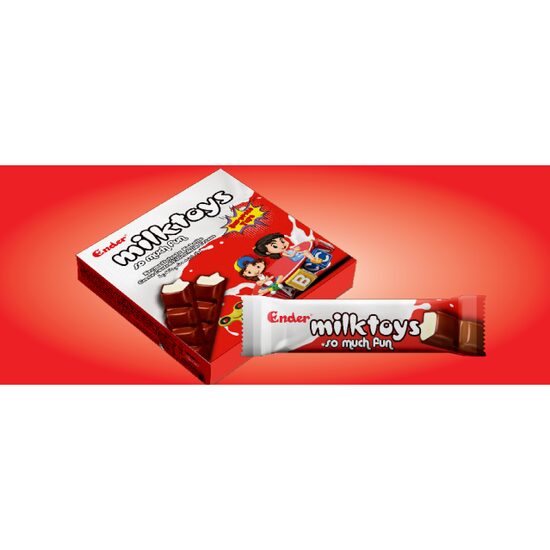 Milktoys minibaton lapte si glazura de cacao Ender 32g