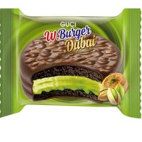 Guci Biscuiți Burger cu marshmallow și fistic – 40g de gust original și distractiv