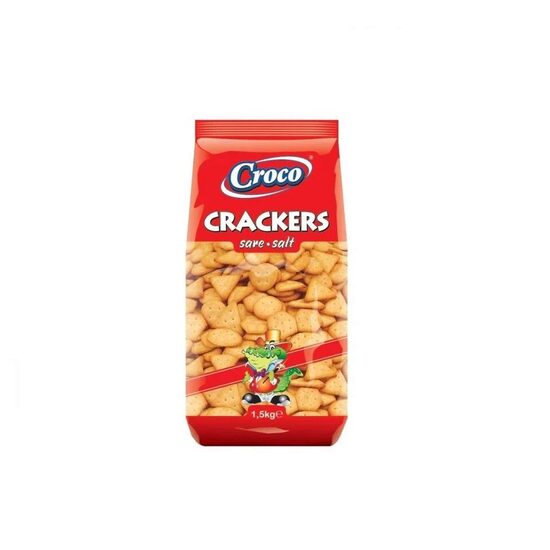 Biscuiti cu sare Croco Crackers, 1.5 kg