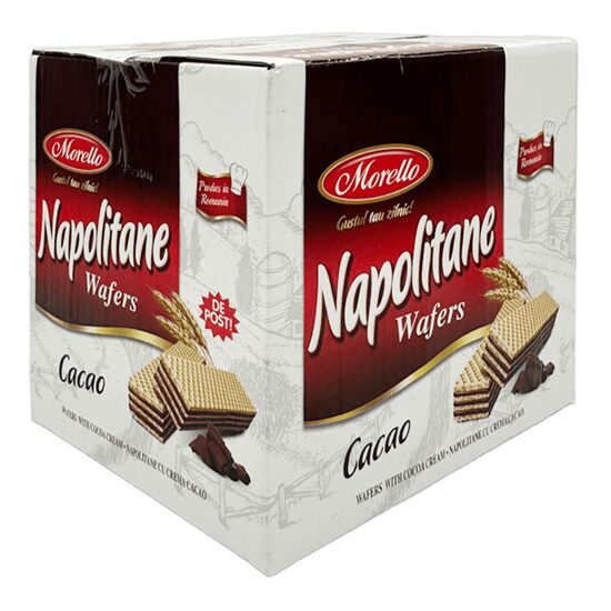 Napolitane cu crema de cacao Morello, 3kg