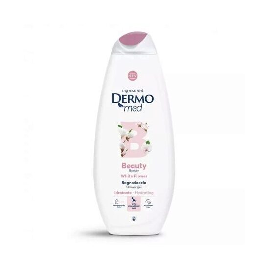 Gel de dus cu floare alba Beauty, 750 ml, Dermomed