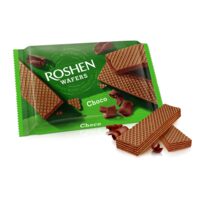 Napolitane crocante cu cacao și umplutură de cremă de cacao Roshen, 72g