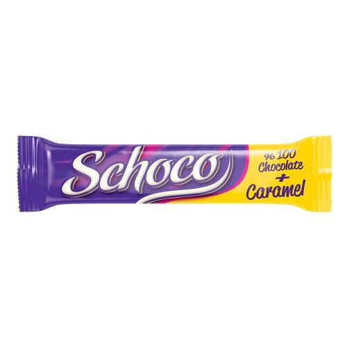 Baton Ani Schoco, 100% ciocolata si caramel, 22g