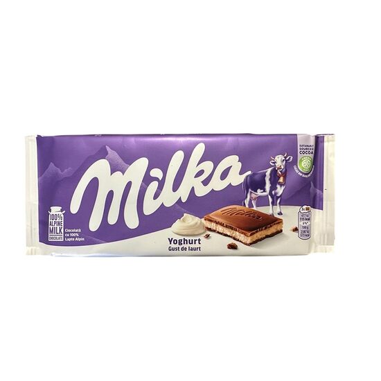 Ciocolata cu iaurt Milka, 100 g