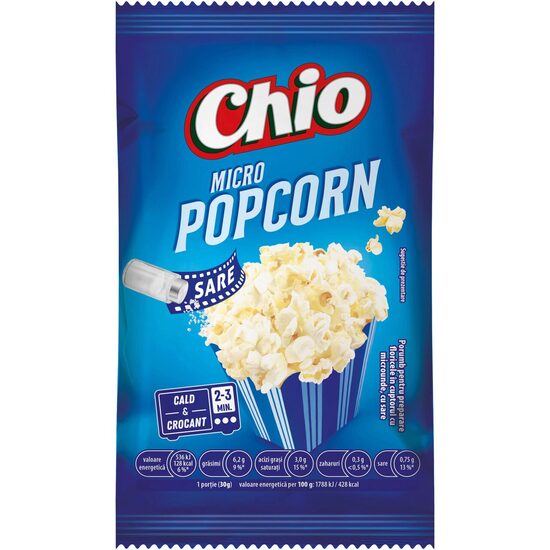 Popcorn Microunde Chio cu sare 80g