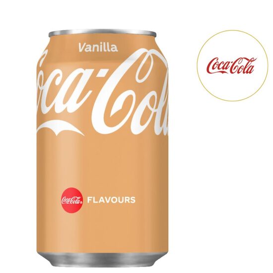 Bautura racoritoare carbogazoasa Coca-Cola Vanilie, Doza 0.33l, SGR
