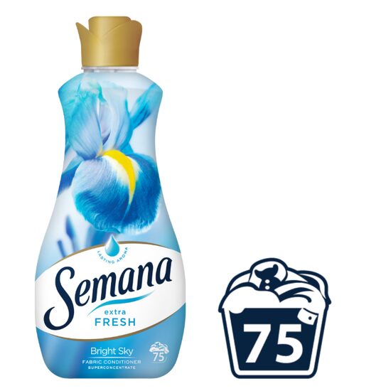 Balsam de rufe Superconcentrat Semana Extra Fresh BRIGHT SKY , 75 spalari, 1.5l 