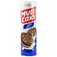 Multicake biscuiți de cacao și umplutură de lapte Roshen 180g