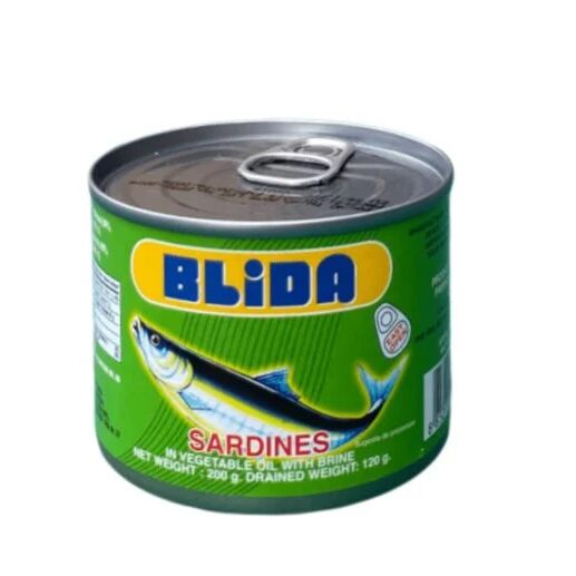 Sardine in ulei vegetal Blida, 200g, cheita