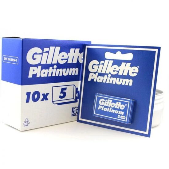 Lame de ras Gillette Platinum 10 seturi x 5 buc, 10 bucati