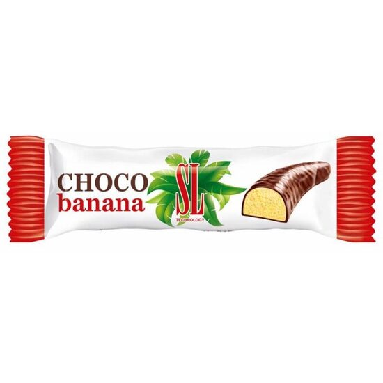 Baton cu crema de banane si ciocolata Choco Banana, 18g