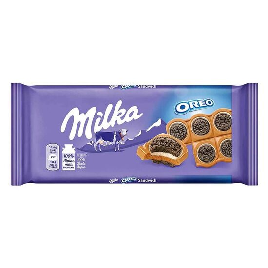  Ciocolata sandwich Milka cu oreo 92 g
