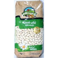 Fasole alba cu bob mare, Natura, 1000g