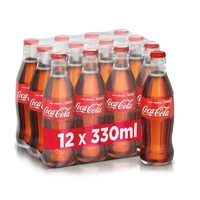 Bautura carbogazoasa Coca-Cola Gust Original, sticla, 0.33 l, SGR