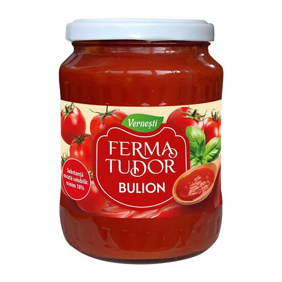 Pasta de Rosii Ferma Tudor 720ml – 100% Naturala