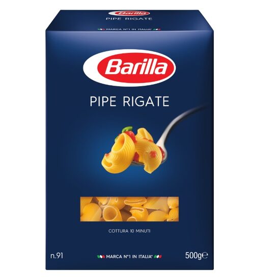 Paste pipe rigate n. 91, Barilla 500 g
