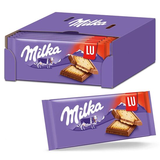 Ciocolata cu biscuiti Milka LU, 87 g