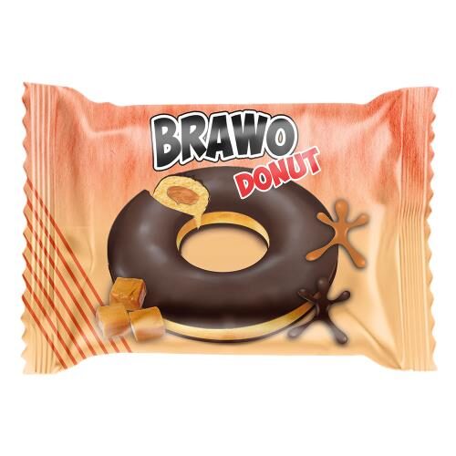 Prajitura Ani Brawo Donut Cacao cu lapte, 40g