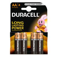 Baterii alcaline Duracell Basic AAK4, LR06, 4 buc