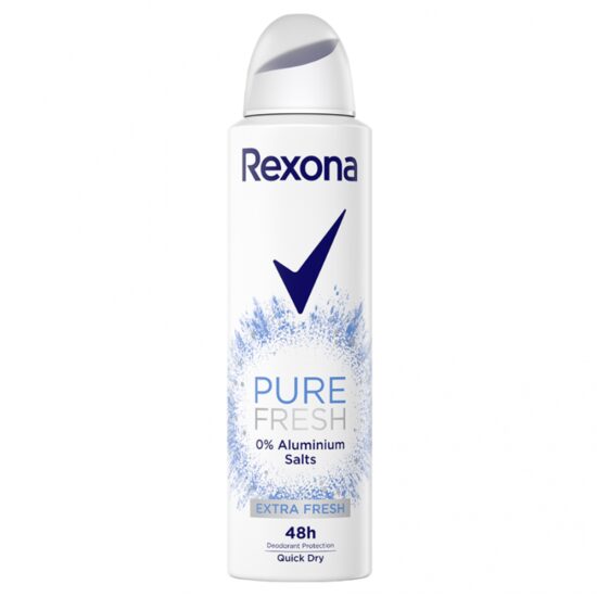 Deodorant spray femei, 48h protectie, Rexona Pure Fresh, 150 ml