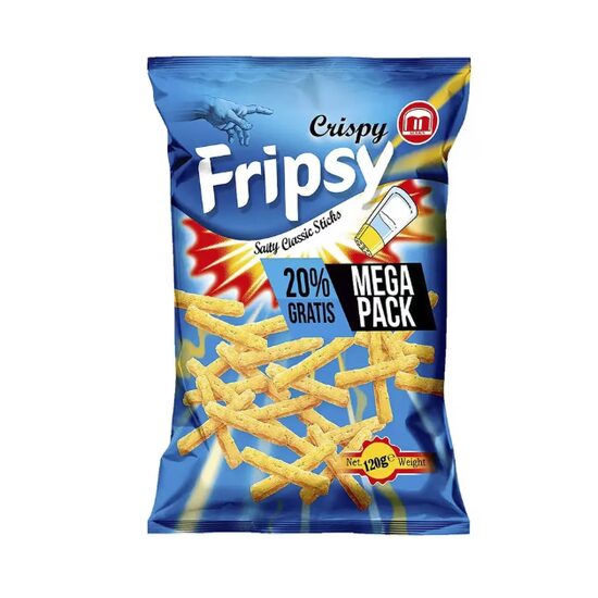 Snacksuri Fripsy cu aroma de sare 120g