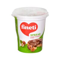Crema tartinabila Fineti cu cacao, alune de padure si lapte 400g