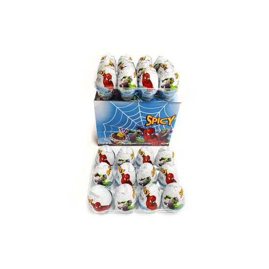 Ou de ciocolata cu surprize Spider Man, 25g