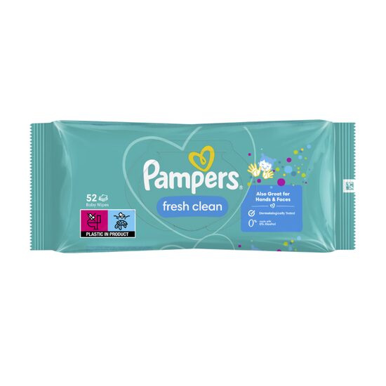 Servetele umede Pampers Fresh Clean, 1 pachet, 52 buc