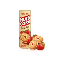 Biscuiți Multicake cu umplutură de căpșuni Roshen 180 g