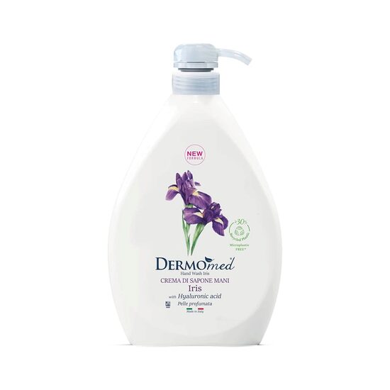 Sapun lichid crema Dermomed cu iris si talc, 1000 ml