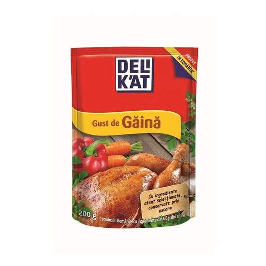 Baza pentru mancaruri cu gust de gaina Delikat 200g 