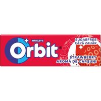 Orbit Strawberries guma de mestecat cu aroma de capsuni 14 g, 30 seturi