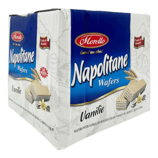 Napolitane cu crema de vanilie Morello, 3kg