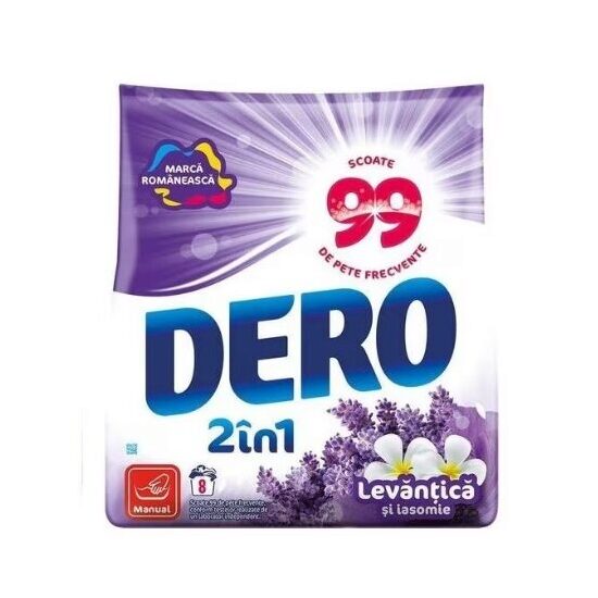 Detergent de rufe manual Dero 2In1 lavanda 400 g
