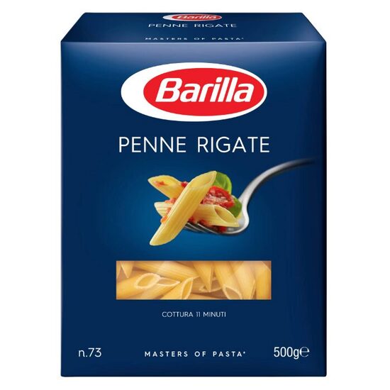 Paste scurte penne rigate n.73, Barilla, 500g