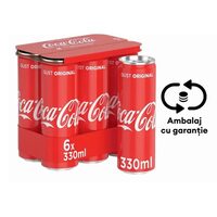 Bautura racoritoare carbogazoasa doza 0.33 Coca Cola, IMP/SGR
