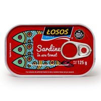 Conserva de sardine in sos tomat Losos ,cu cheita, 125g