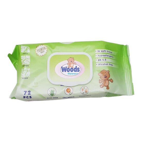 Woods Servetele Umede Baby 72buc