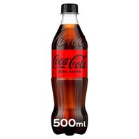 Bautura racoritoare carbogazoasa COCA-COLA Zero Zahar, 500ml, SGR