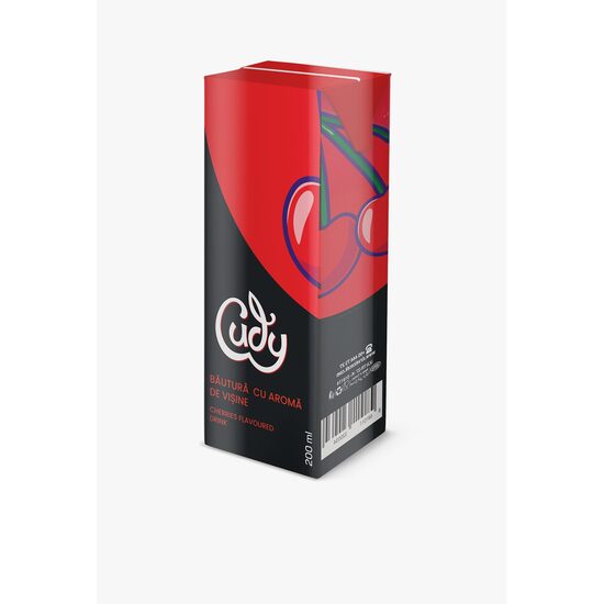 Suc cu pai Cudy – Aromă de visine, 200 ml