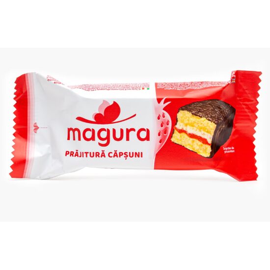 Prajitura cu crema de capsuni Magura 35g