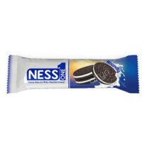 Biscuiti cu cacao si crema de vanilie Roundy Ness One, 56g