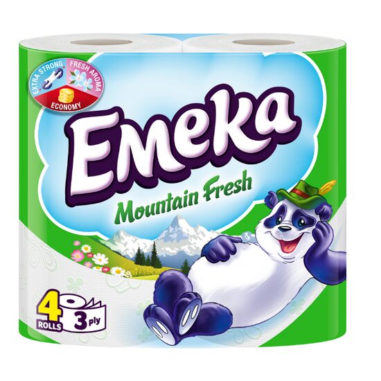 Hartie Igienica Emeka Mount Fresh, 4 Role