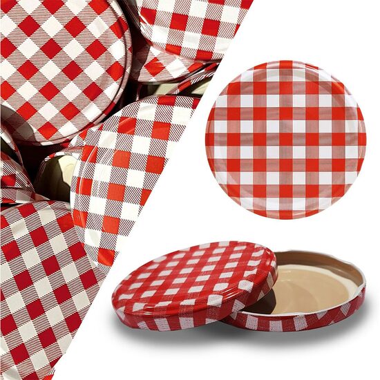 Capac colorat cu filet, diametru 82 mm